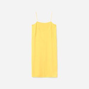 Everlane Yellow Japanese GoWeave Cami Slip Dress